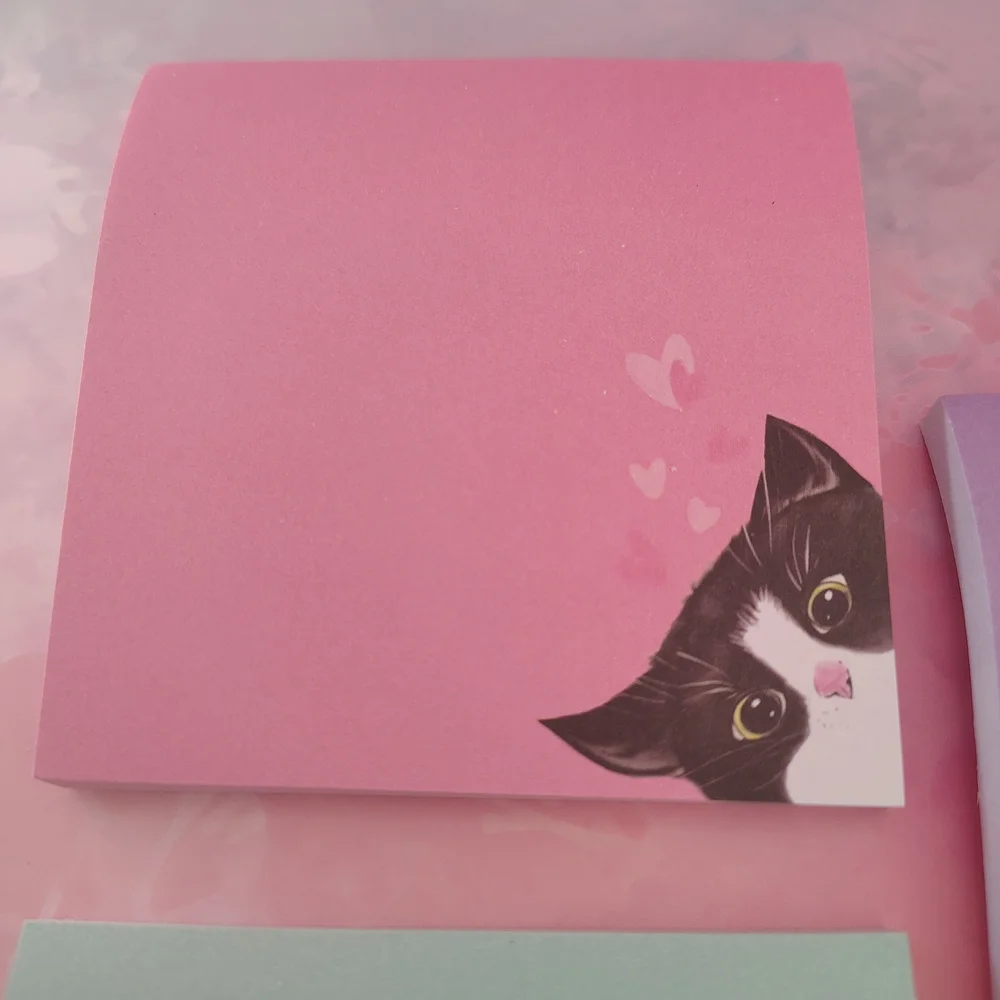 3- Cute Cat Sticky Note Packs